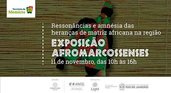 Newsletter Notícias do Parque 20231106 Participe do último evento do ano! EXPOSIÇÃO AFROMARCOSSENSES