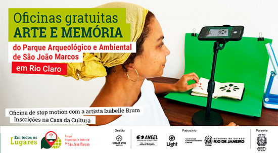 Newsletter Notícias do Parque 20250507 Inscreva-se já na Oficina de animação stop motion - OFICINA DE STOP MOTION