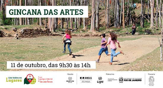 Newsletter Notícias do Parque 20251006 Na véspera do Dia das Crianças, venha para a Gincana das Artes! - GINCANA DAS ARTES