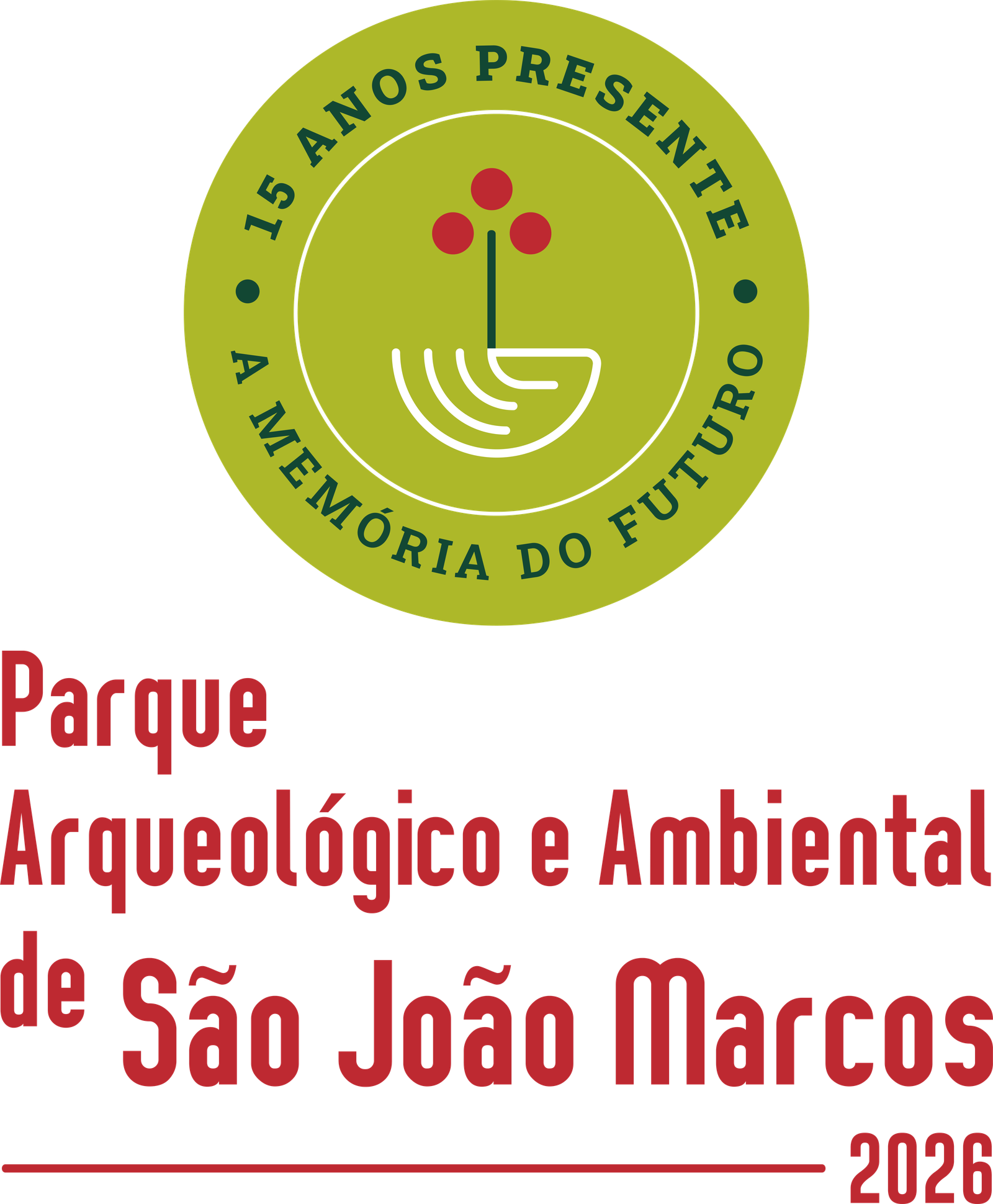 Selo Comemorativo 15 anos de Parque Arqueológico e Ambiental de São João Marcos 2026 - vertical