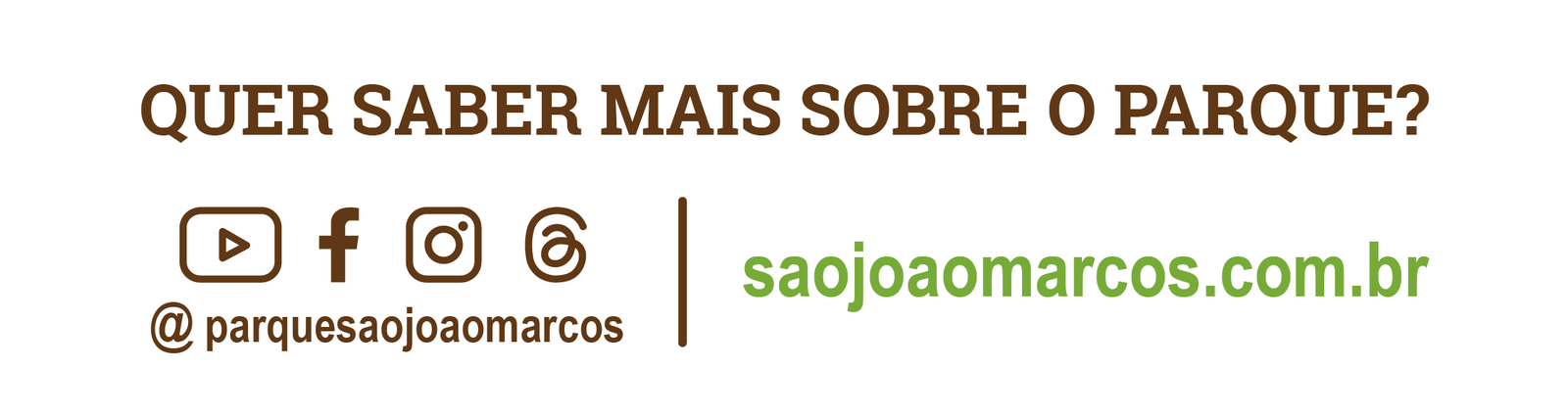 QUER SABER MAIS SOBRE O PARQUE?