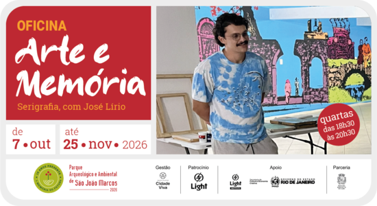 Newsletter Notícias do Parque 20260921 Participe do Encontro de Cultura e Espiritualidade! - OFICINA ARTE E MEMÓRIA